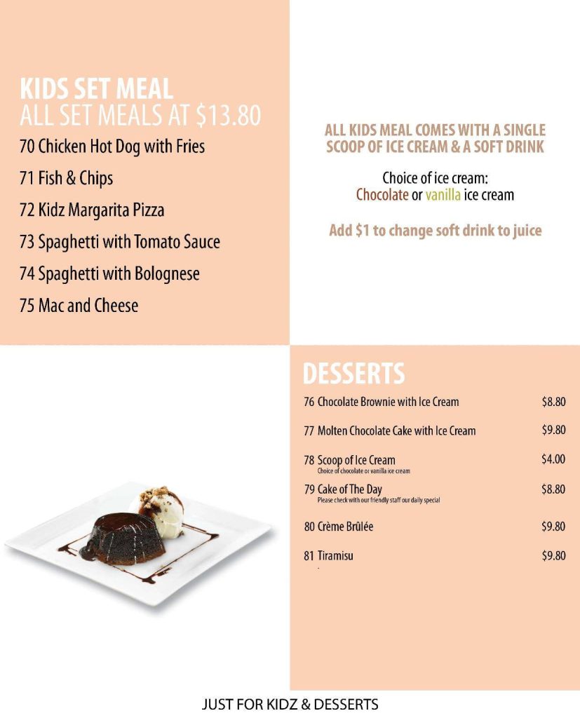 BLooiE’s Roadhouse Singapore Kids Meal