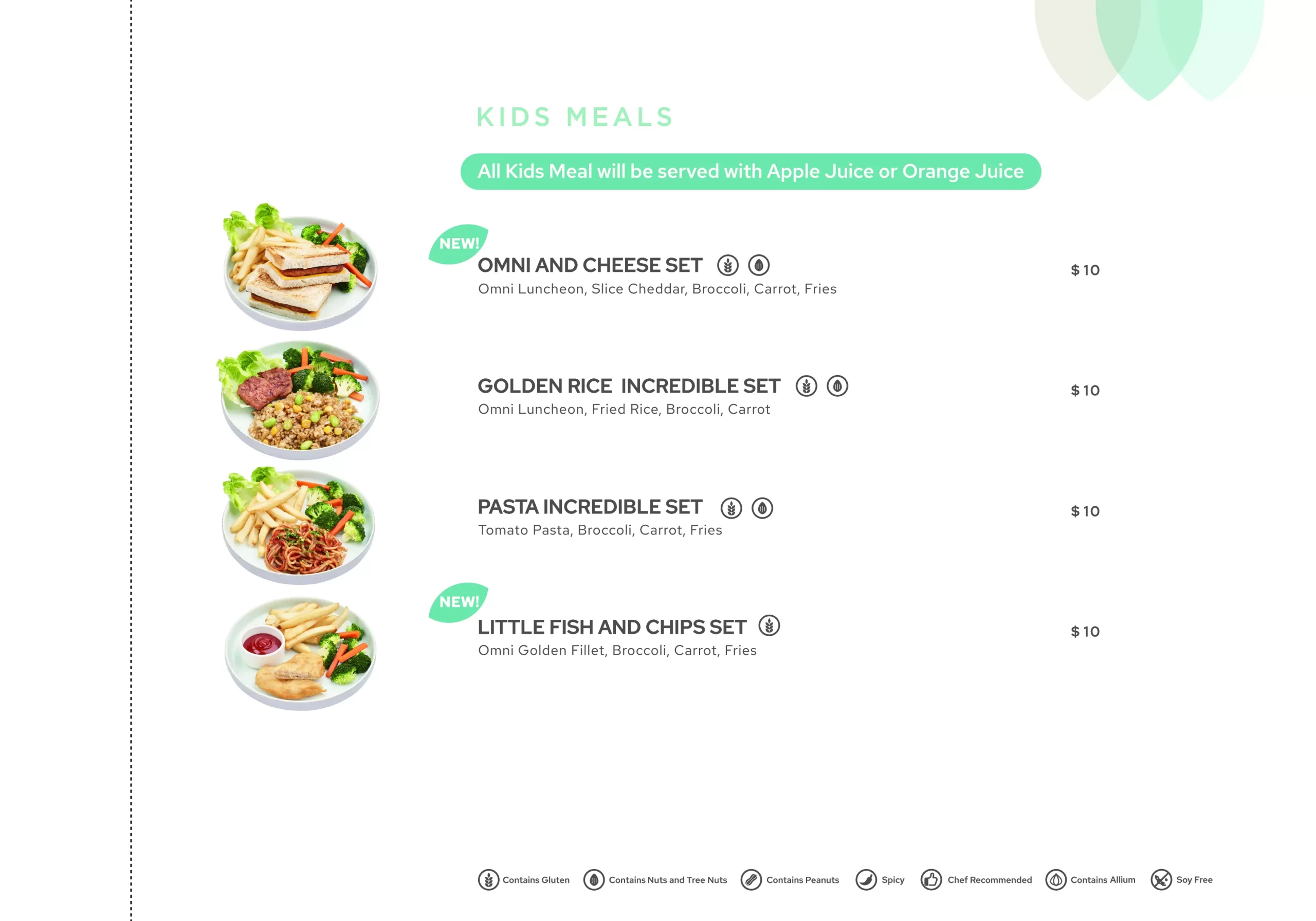Green Common kids meal