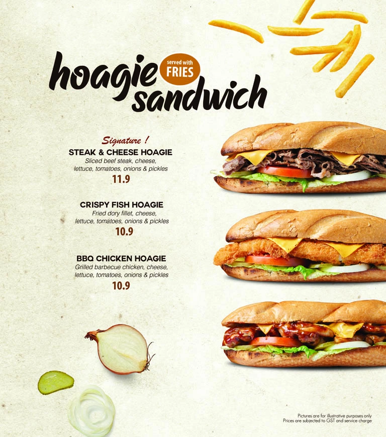 Hoagies sandwich