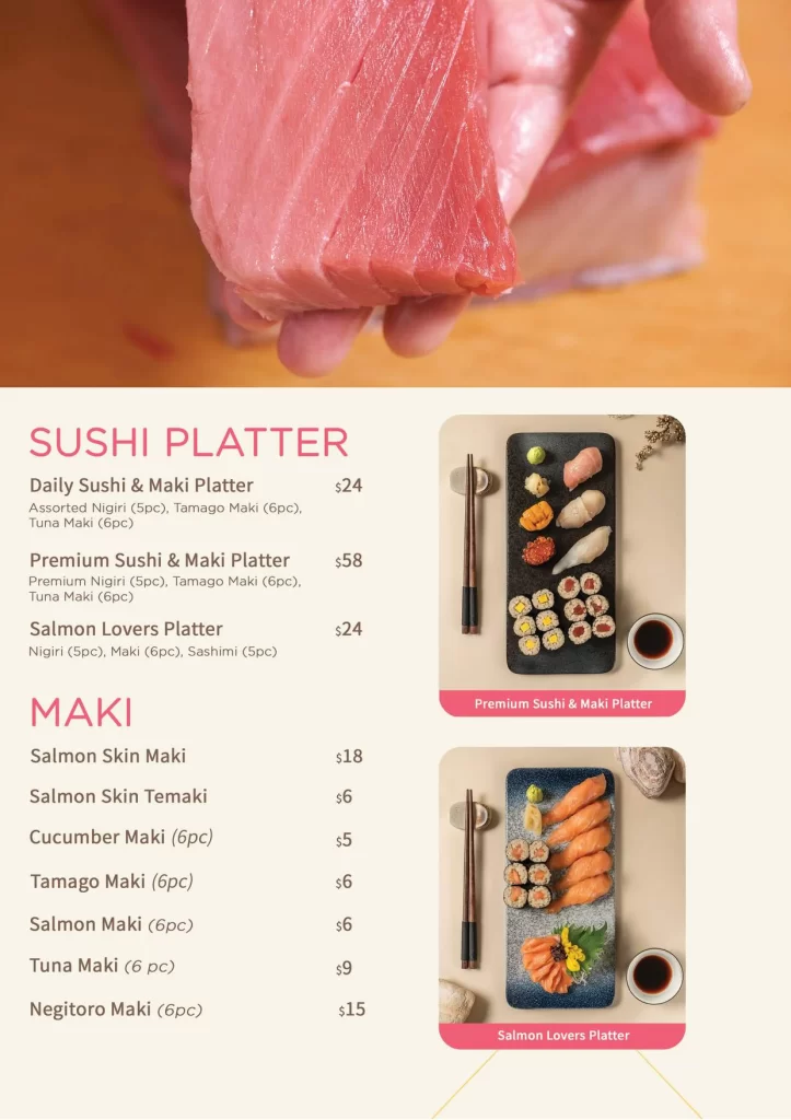 Nozomi sushi Platter
