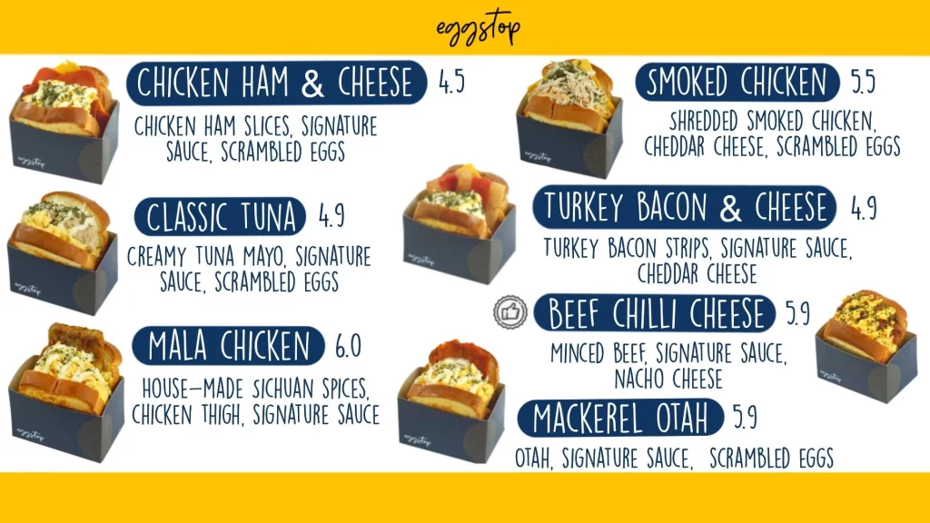 eggstop menu