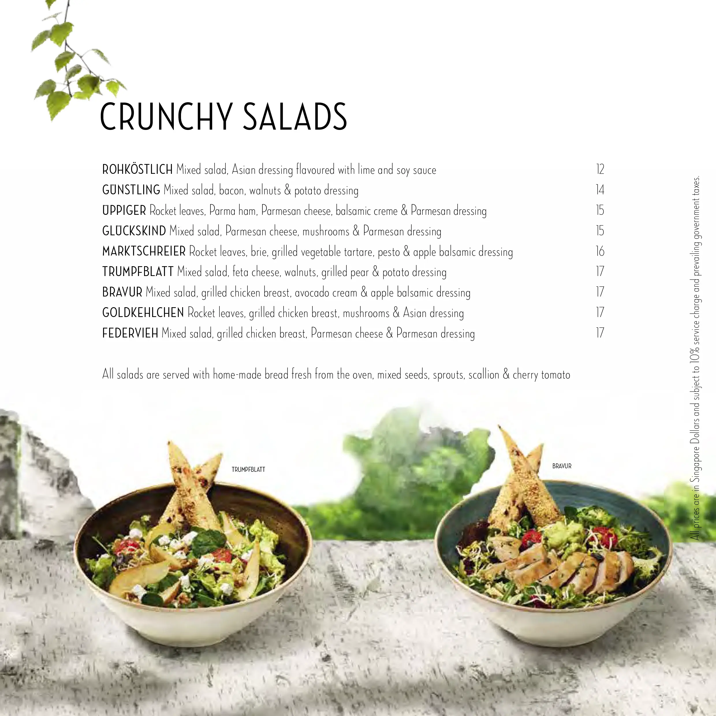 Hans im Glück Salads