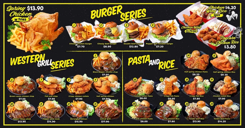 fatty bom Bom Singapore menu