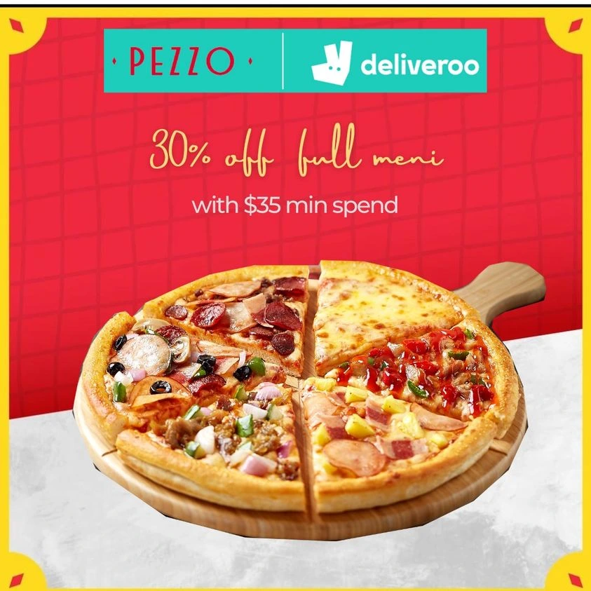 Pezzo Pizza Menu offer