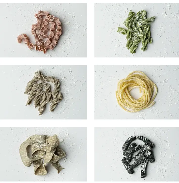 Tangled menu pasta