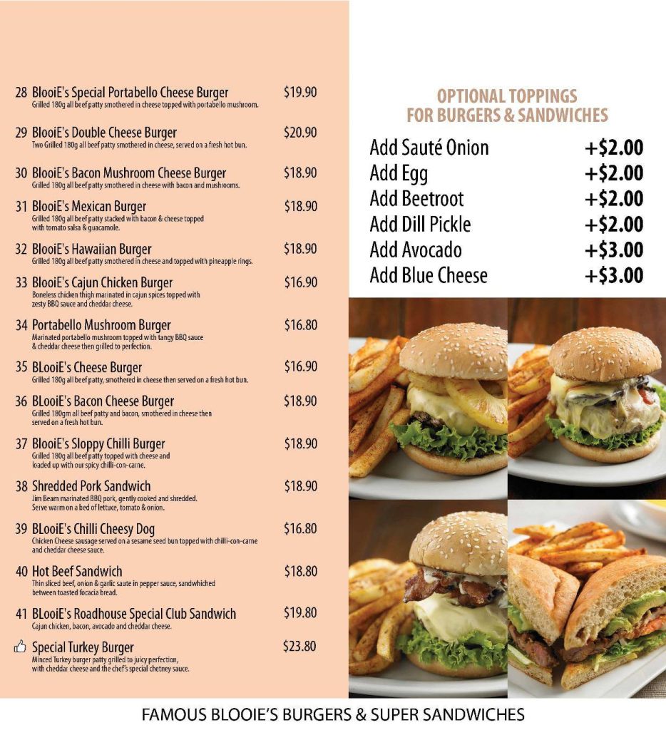 BLooiE’s Roadhouse Burgers & Sandwiches