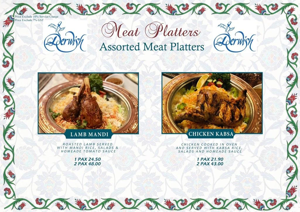 Derwish Meat Platters