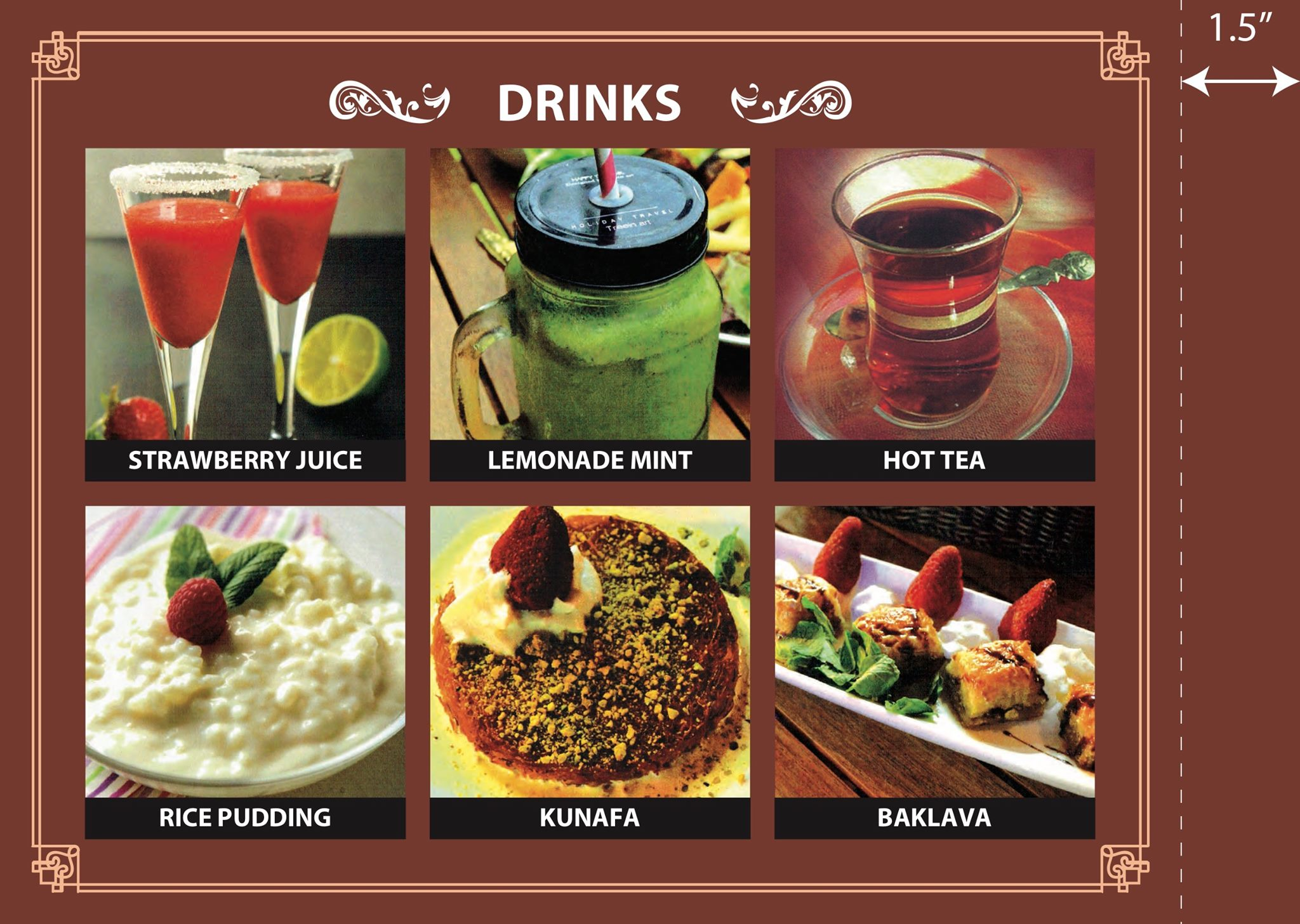 drinks menu