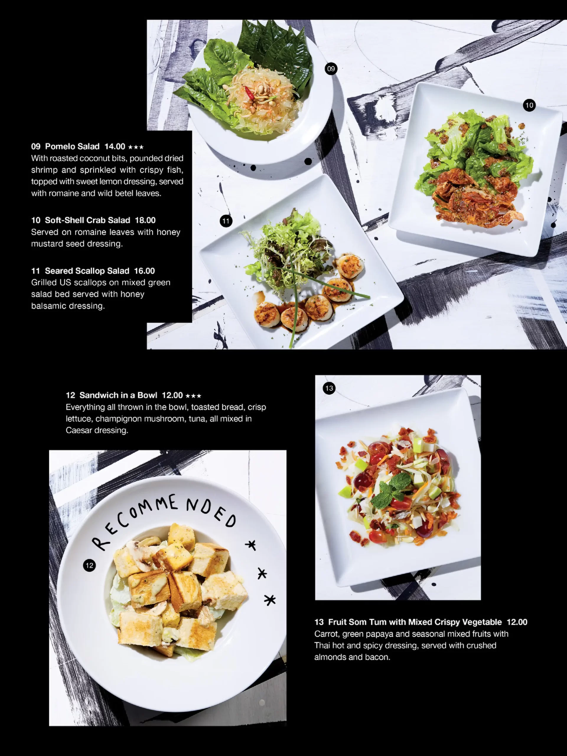 Greyhound Café Singapore salad Menu 