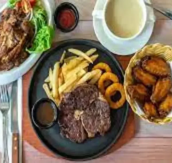 chop steak western food
