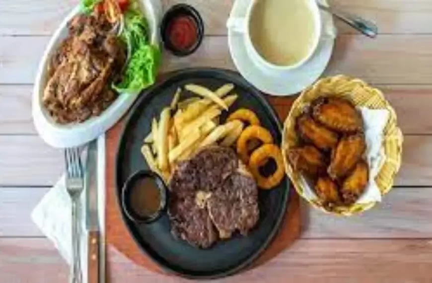 chop steak western food
