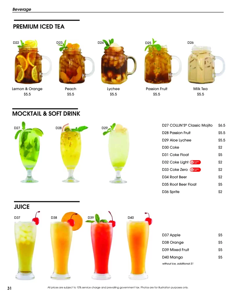 Collins juice & soft drinks