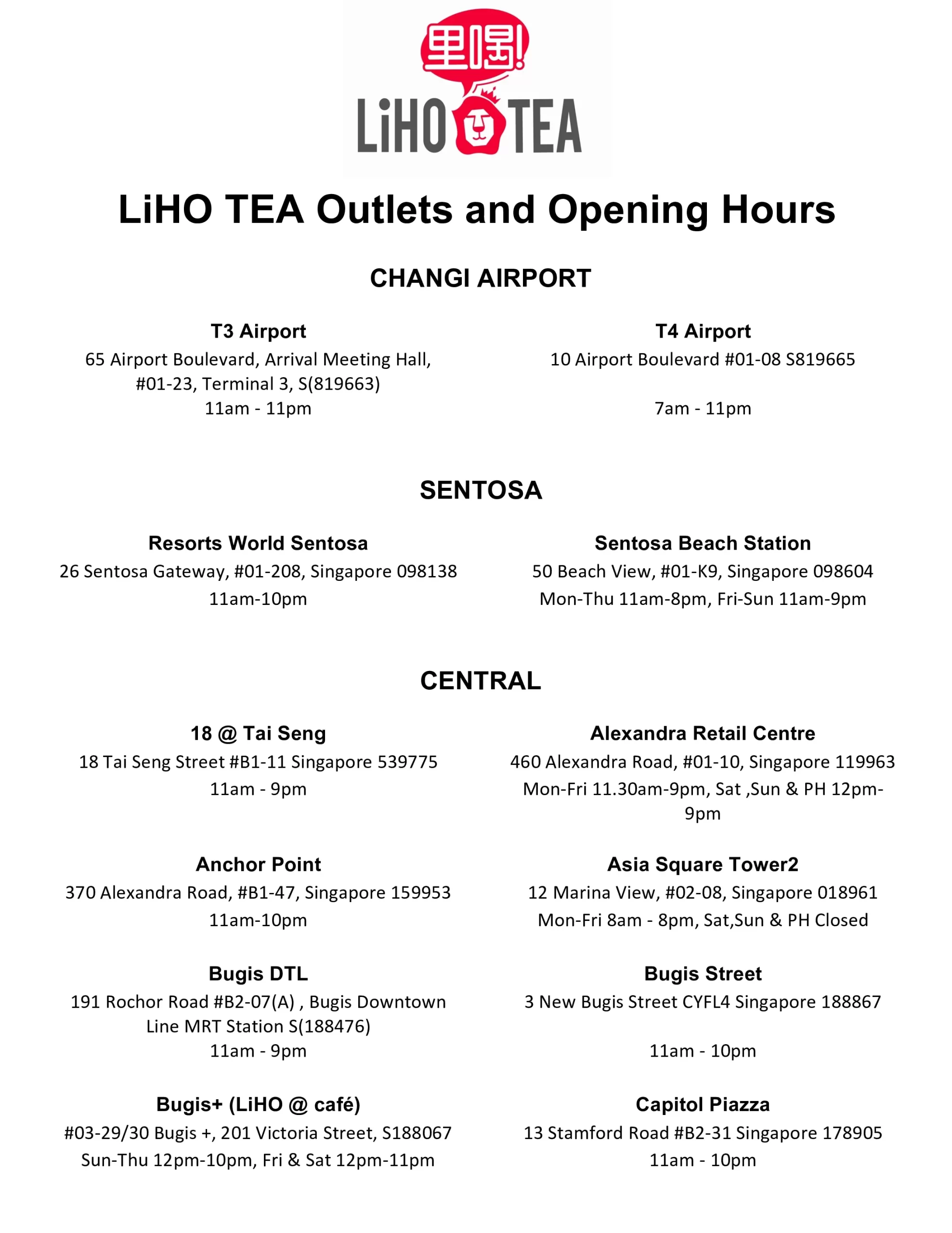 Liho Outlets Central