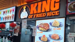 king of fried rice menu