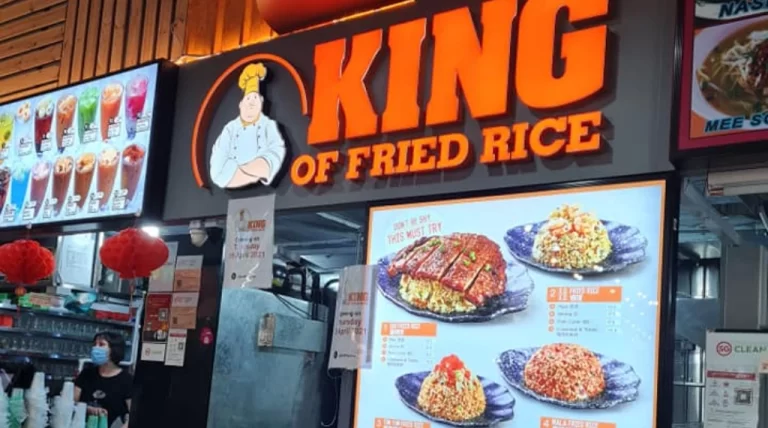 King of Fried Rice Menu & Price Singapore 2023
