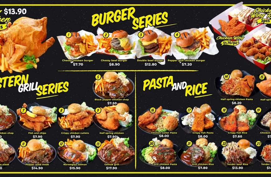 Fatty Bom Bom Menu