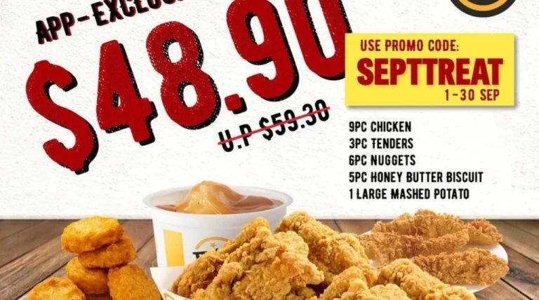 Texas Chicken Singapore Menu Prices Updated 2023
