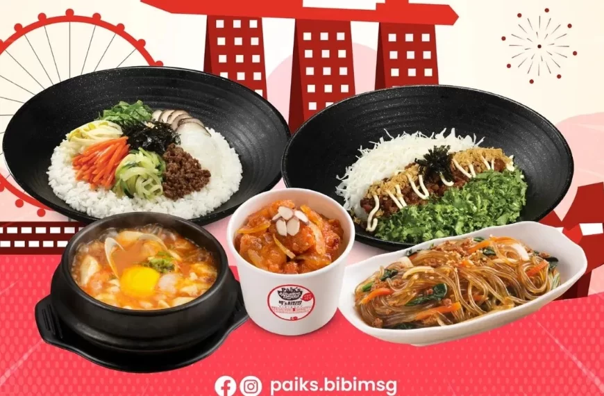 Paik Bibim Menu