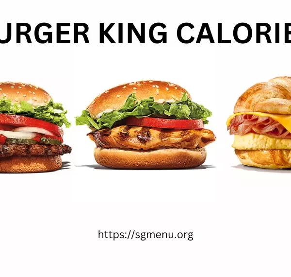 burger king calories
