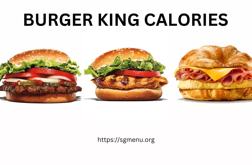 burger king calories