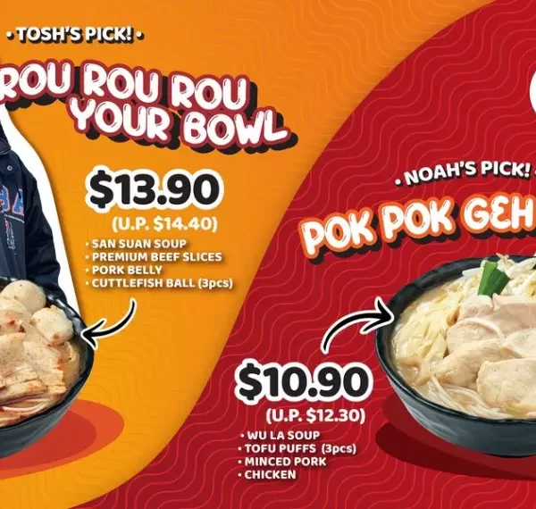 Tamjai Samgor Mixian Menu