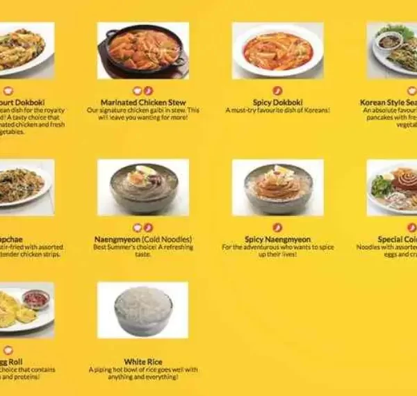 yoogane menu