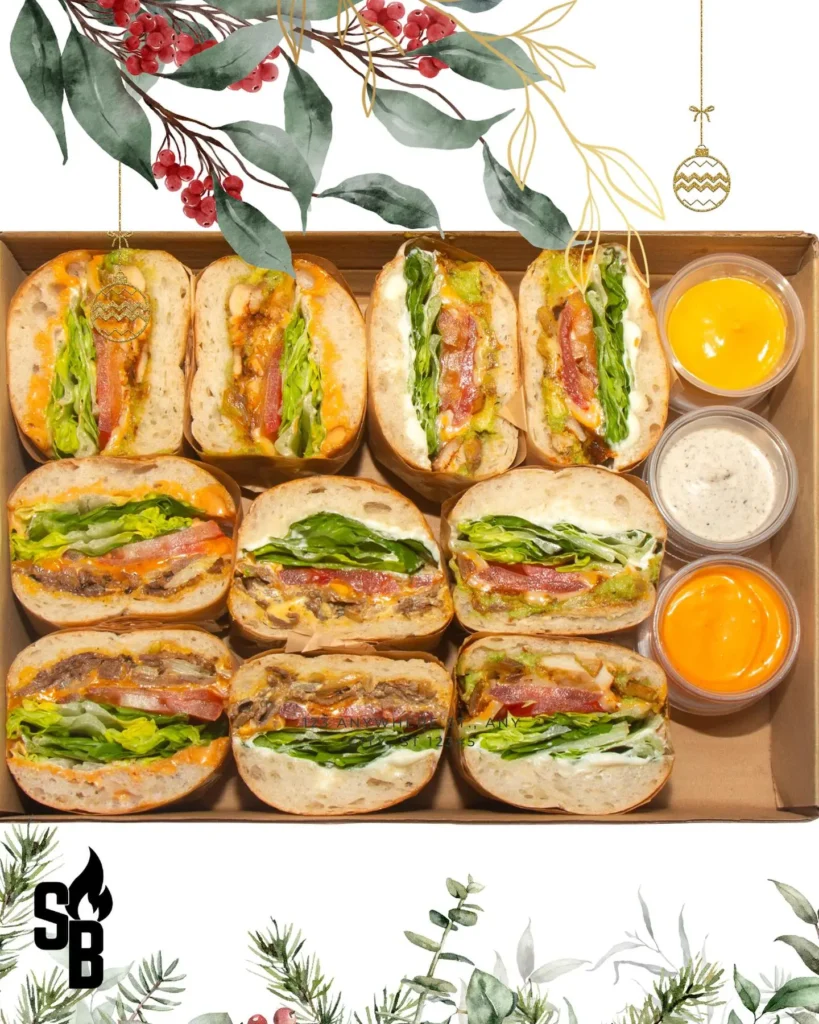 Slobby B sandwiches menu