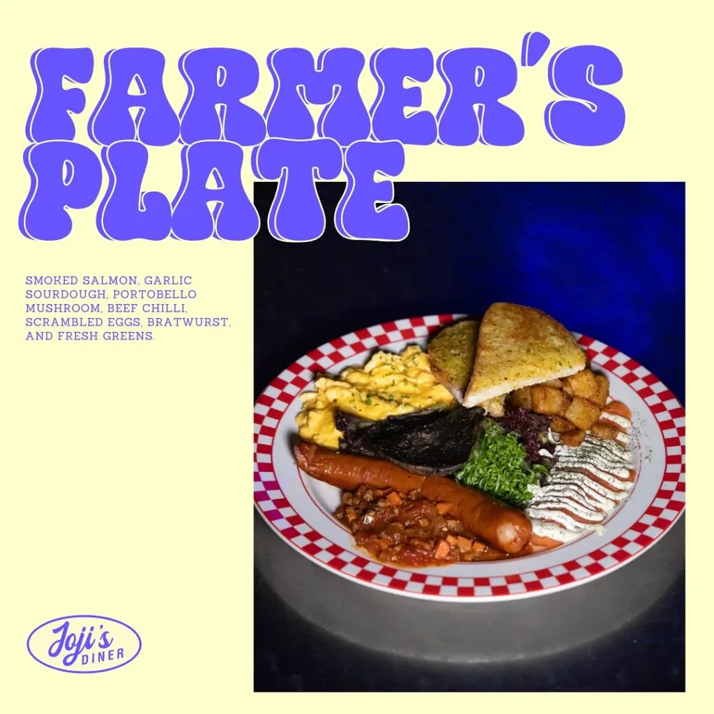 farmer's plate at joji's diner
