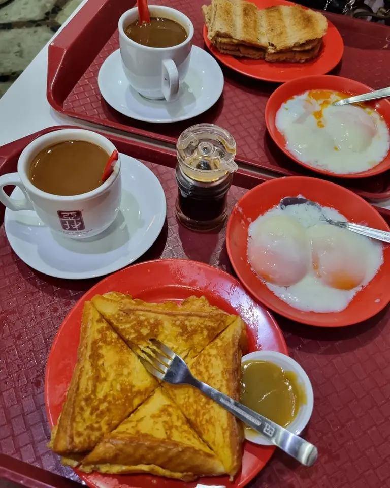 breakfast at ya kun kaya toast